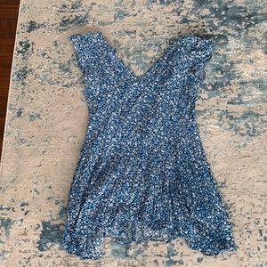 Princess polly blue floral dress